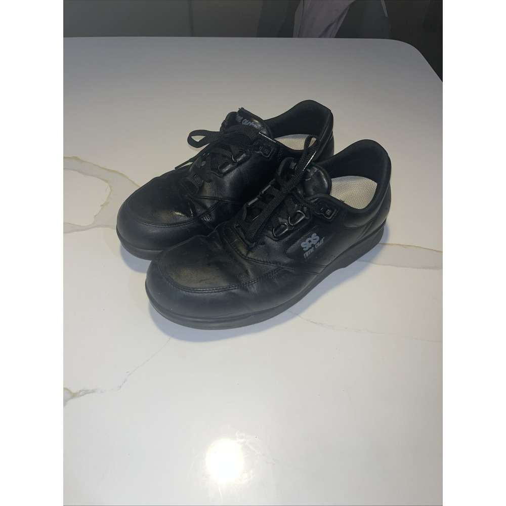 SAS Time Out Shoes Black Low Top Size 8 M